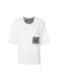 Aviu Avi Embellished Pocket Oversize T Shirt