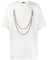 Raf Simons Bead Chain Detail T Shirt