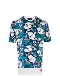 DSQUARED2 Hawaiian Print T Shirt