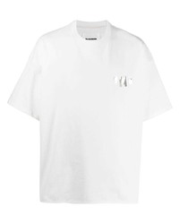 Jil Sander Motif Embellished T Shirt
