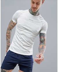 ASOS 4505 Muscle T Shirt With Camo Jacquard Seamless Knit