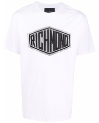 John Richmond Rhinestone Logo T Shirt