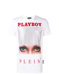 Philipp Plein X Playboy Printed Crystal T Shirt