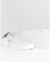 Asos Forrester Patchwork Embellished Sliders