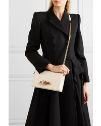 Alexander McQueen Jewelled Satchel Embellished Leather Shoulder Bag