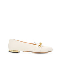 Charlotte Olympia Chain Embellished Loafers