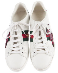 Gucci 2016 Embroidered Ace Sneakers
