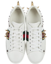Gucci Ace Studded Sneakers