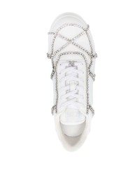 Gcds Crystal Embellished Sneakers