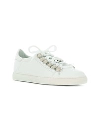 Toga Pulla Cutout Lace Up Sneakers