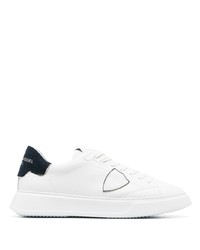 Philippe Model Paris Logo Patch Leather Sneakers