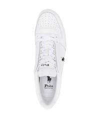 Polo Ralph Lauren Logo Print Lace Up Sneakers