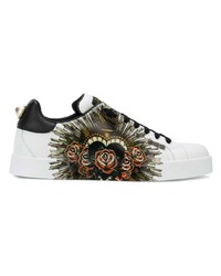 Dolce & Gabbana Sacred Heart Portofino Sneakers