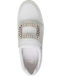 Roger Vivier Sneaky Viv Leather Trainers