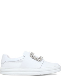 Roger Vivier Sneaky Viv Leather Trainers