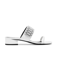 3.1 Phillip Lim Drum Chain Embellished Leather Sandals