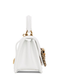 Dolce And Gabbana White Small Devotion Bag