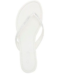 Charlotte Russe Rhinestone Embellished Flip Flop Sandals