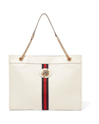 Gucci Rajah Large Embellished Textured Leather Tote