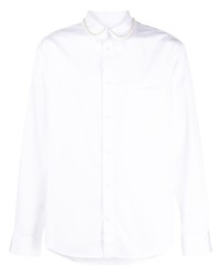 Simone Rocha Beaded Collar Cotton Shirt