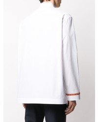 Valentino Beaded Mandarin Collar Shirt