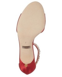 Badgley Mischka Geranium Embellished Sandal