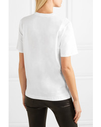 Markus Lupfer Alex Sequined Cotton Jersey T Shirt