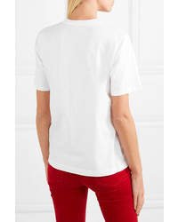 Markus Lupfer Alex Sequined Cotton Jersey T Shirt