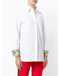 Alberta Ferretti Embellished Cuffs Shirt