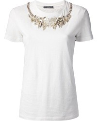 Alexander McQueen Bead Embellished T Shirt