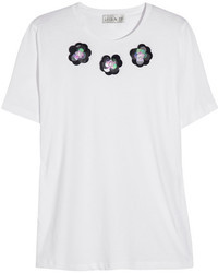Lulu Co Embellished Cotton T Shirt