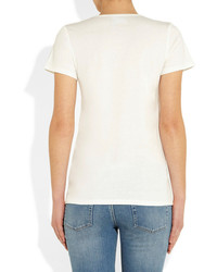 Lanvin Embellished Jersey T Shirt