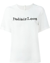 Dolce & Gabbana Italia Is Love Embellished Blouse