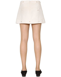 Valentino Embellished Wool Silk Crepe Mini Skirt