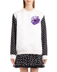 Dolce & Gabbana Dolcegabbana Dot Sleeve Embellished Sweatshirt
