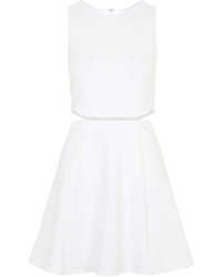 White Embellished Skater Dress