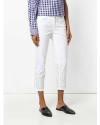 MICHAEL Michael Kors Michl Michl Kors Embellished Cropped Skinny Jeans