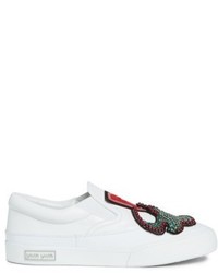 Miu Miu Embellished Slip On Sneaker