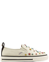 RED Valentino Embellished Slip On Sneakers