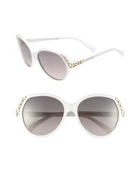 White Embellished Sunglasses