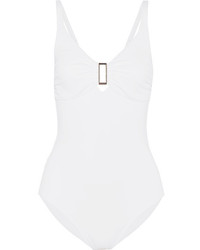 Melissa Odabash Tuscany Embellished Swimsuit White