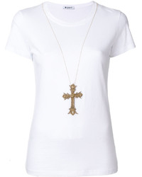 Dondup Embellished Cross T Shirt