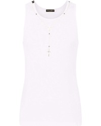 Dolce & Gabbana Rosary Embellished Tank Top