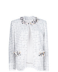 White Embellished Tweed Jacket