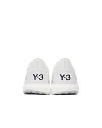 Y-3 White Rhisu Run Sneakers