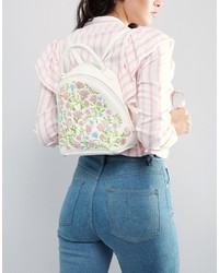 Asos Mini Embroidered Backpack