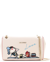 Love Moschino Doll Embroidery Shoulder Bag
