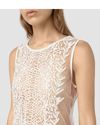 AllSaints Cariad Embroidered Top