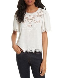Rebecca Taylor Amore Embroidered Top