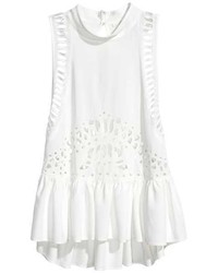 H&M Cutwork Embroidery Top